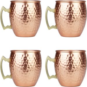 Tazas Moscow Mule de Cobre Puro de Primera Calidad con Asa Ergonómica de Latón para Cócteles, Cerveza y Bebidas Frías koi - Product Image 6