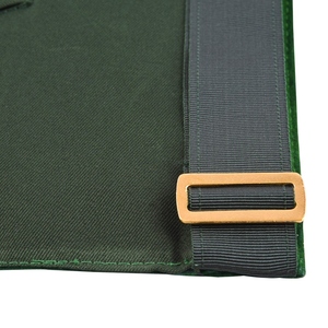 Secretary Allied Masonic Degrees Apron <b>Green</b> <b>Velvet</b> Masonic Regalia Ceremonial Freemason Lodge Apron Premium Design - Product Image 4