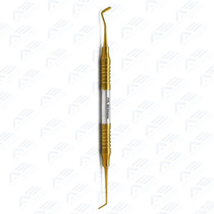 Instrument de restauration dentaire manuel en acier inoxydable de qualité supérieure pour composites, équipement dentaire CE, revêtement or-titane - Product Image 5