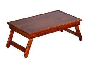 Solid Wood Folding Laptop Desk for Bed |Wooden <b>Study</b> <b>Table</b> | Foldable <b>Study</b> <b>Table</b> for Students - Product Image 1