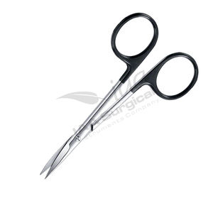 Tijeras Iris Profesionales con Recubrimiento Negro STR CVD, Acero Inoxidable Premium, Instrumentos de Precisión de Alta Calidad para Cirugía Plástica - Product Image 6