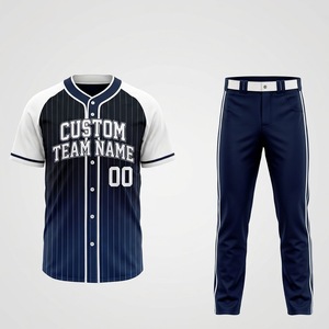 Maillots de baseball personnalisés pour jeunes, panneaux en mesh respirant, polyester à séchage rapide pour les équipes de ligue junior - Product Image 1