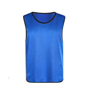 Wholesale Unisex Adult Soccer Training Vest Sleeveless Bright Green Polyester Breathable Crew Neck <b>Sport</b> Jersey All Seasons - Product Image 3