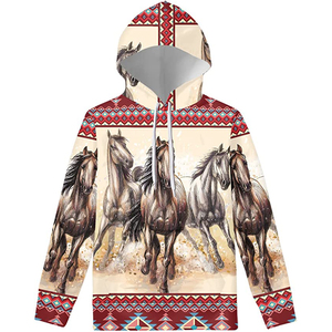 Sweat à capuche zippé oversize en molleton épais pour homme, personnalisable avec logo imprimé par décharge, style streetwear vintage avec poches - Product Image 1