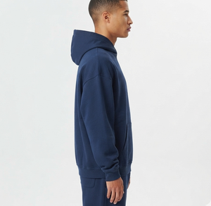 Wholesale 500 GSM Cotton Blank <b>Plain</b> Pullover Luxury <b>Hoodie</b> For <b>Men</b> Custom Oversized Street wear Heavyweight Autumn Wear - Product Image 5