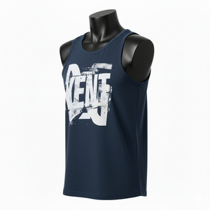 Camiseta de Gimnasio Personalizada con Logotipo para Hombre, Camiseta Deportiva sin Mangas de Algodón, Fabricante OEM - Product Image 3