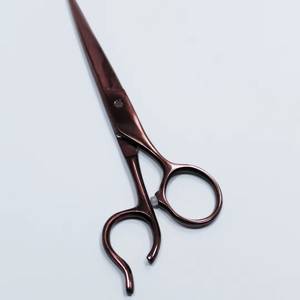 Ciseaux de coiffure professionnels en acier inoxydable 440C, lame tranchante, pour droitiers, manche moyen, ciseaux de coupe de cheveux - Product Image 5