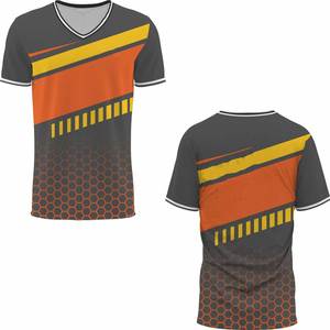 Maillot de handball à col ras du cou, 100 % polyester, séchage rapide, personnalisable, pour usage décontracté - Product Image 3