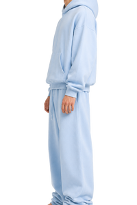 Ensemble 2-en-1 <span class=keywords><strong>SA</strong></span> Apperal pour femme : Sweat à capuche noir et pantalon long à cordon de serrage, 100 % polyester, polaire respirante, séchage rapide - Product Image 1