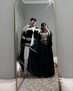 Nouvelles Robes Afghanes Tendance 2026 pour Femmes avec Ensembles de Gilets Assortis pour Hommes, Respirantes, Multicolores, Personnalisables pour Mariages - Product Image 2