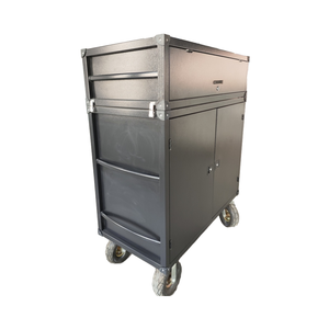 Boîte de rangement pour équipement d'équitation en acier galvanisé EC-150M-BK avec revêtement en poudre, prix ajustable - Product Image 2