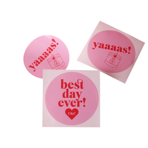 Autocollants en vinyle personnalisés, imperméables et résistants aux déchirures, forme personnalisée pour étiquettes cadeaux, pots à bougies, cadeaux de fête, projets de scrapbooking - Product Image 3