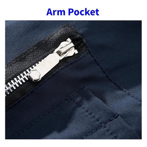 Men's <b>Lightweight</b> <b>Bomber</b> <b>Jacket</b> Windbreaker Slim Fit Active Casual Coat Breathable Outdoor Sports Zip Up Stylish Modern - Product Image 4