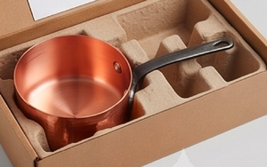 Copper Sauce <b>Pan</b> With Stainless Steel Interior <b>And</b> Handle Minimalist Design Handmade For Gas <b>And</b> Induction Stoves Use - Product Image 6
