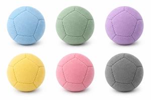 ลูกบอลนุ่มสีฟ้าอ่อนสำหรับเด็ก น้ำหนักเบา 0.2 กก. บรรจุในถุงโพลี คุณภาพดีที่สุด ลูกบอลแฮคกี้แซค ผลิตตามสั่ง ขายส่ง - Product Image 6