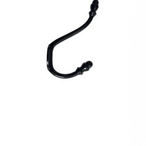 Crochets et rails muraux vintage en métal noir à double patère, résistants à la rouille, pour vêtements, en fonte, designs personnalisables - Product Image 3