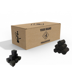 Charbon de coco naturel indonésien OEM de qualité supérieure pour chicha, briquettes à combustion longue durée, faible teneur en cendres - Product Image 6