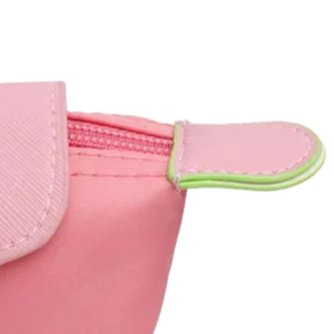 AKA Nylon <b>Pouch</b> Wristlet <b>Mini</b> <b>Pouch</b> Pink & Green Wristlet Coin Purse Key Holder Travel Organizer Gift Accessory - Product Image 4