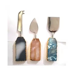Contemporary Metal <b>Cheese</b> <b>Knife</b> <b>Set</b> Professional Serving Accessories for Restaurants and Cafés - Product Image 6
