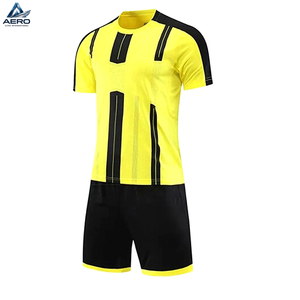 Maillot de football col rond, nouvelle tendance, noir et jaune, durable, léger, fait main, qualité supérieure, tissu écologique - Product Image 2