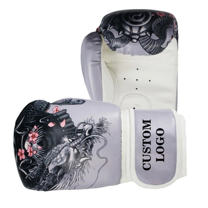 Guantes de Boxeo y Kickboxing Profesionales Personalizados de Cuero Original de 8oz para Adultos, Ajustables, Marca Tombola Sports - Product Image 5