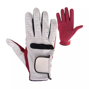 Gants de golf en cuir Cabretta pour hommes, personnalisés OEM, avec fermeture auto-agrippante, haute performance, résistants à la transpiration, pour les sports de plein air - Product Image 2