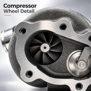 ล้อคอมเพรสเซอร์เทอร์โบ RY TURBO 53/45 T25 ขนาด 72.2 มม. ป้องกันการกระชากของแรงดันอากาศ ช่องลมเข้าแบบระบายความร้อนด้วยน้ำมัน ลูกปืน GMN ใหม่ รับประกัน 1 ปี เปลี่ยนแทนของเดิม - Product Image 1