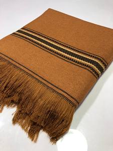 Châle Hazroo en laine, uni, long, traditionnel, tissé à la main, chaud, pour l'hiver, pour hommes, tissu doux, usage formel et décontracté - Product Image 5