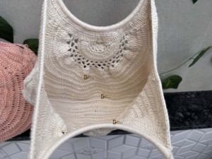 Bolso de paja de playa de verano de ganchillo con estilo para mujer de nuevo diseñador, bolso cuadrado de hierba de mar hecho a mano Vintage bohemio - Product Image 6