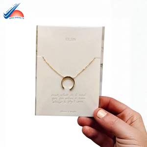 การ์ดแสดงเครื่องประดับลายดอกไม้ | การ์ดกระดาษพิมพ์ลายศิลปะสำหรับคอลเลกชันเครื่องประดับผู้หญิง - Product Image 4