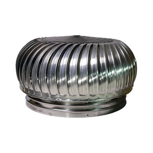 พัดลมระบายอากาศแบบเทอร์โบติดหลังคา ใช้พลังงานลม 2700 CFM สำหรับการระบายอากาศตามธรรมชาติตลอด 24 ชั่วโมงในโรงงานและคลังสินค้า - Product Image 1