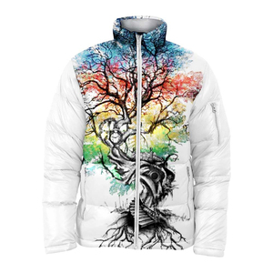Chaqueta de Invierno para Hombre, Estampada por Sublimación, Acolchada, con Logotipo Personalizado, Cálida, Informal, Resistente al Viento - Product Image 1