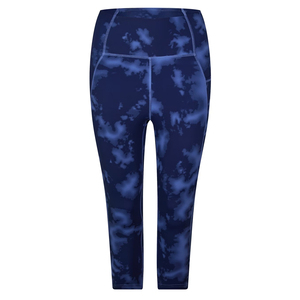 Nouveau design Legging Capri de sport pour femme, léger, taille haute, à compression, couleur unie - Product Image 2