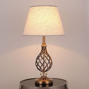 Contemporary Iron Metal Table Lamp with LED Compatible <b>Socket</b> for Living Room Decorative Accent <b>Lighting</b> - Product Image 5