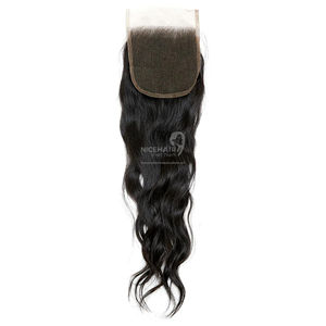 Perruques de cheveux humains fermeture dentelle 2 "x 4" droite couleur naturelle en gros produit prix cheveux bruts tressage vietnamien - Product Image 5