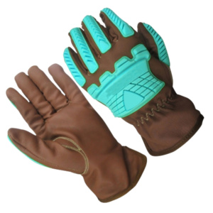 Guantes de Seguridad Industriales de Nuevo Diseño, Guantes de Construcción de Cuero de Vaca, Resistentes al Calor y a las Chispas, para Protección de Manos - Product Image 2