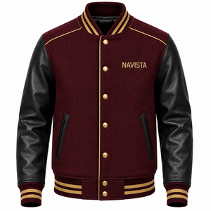Custom Chenille Patches Reversible Windproof Eco-Friendly Varsity <b>Jacket</b> Outdoor Winter Unisex Vintage Street Wear <b>Jackets</b> - Product Image 5