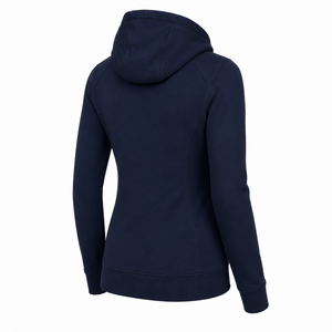 2026 Classic Women's Full <b>Zip</b> Hoodie with Long Sleeves Casual Sports <b>Cropped</b> Hooded Top for Winter - Product Image 4