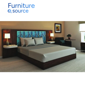 ชุดห้องนอนที่เหนือกว่าเฟอร์นิเจอร์แฮมป์ตันอินน์พร้อม HPL และไม้อัดเสร็จสิ้น-โรงงานเวียดนามเฟอร์นิเจอร์ห้องนอนที่กำหนดเอง - Product Image 1