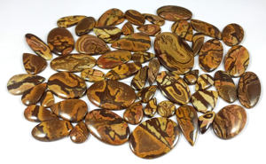 Cabujón de Jaspe Australiano Natural, Cristal Curativo de Cuarzo, Piedra Preciosa Suelta al por Mayor - Product Image 3