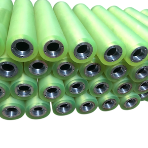 Rouleaux industriels en polyuréthane Phoenix ABC, dureté 40-90 Shore, finition de surface la plus fine, lisses, noirs, roues dynamiques - Product Image 1