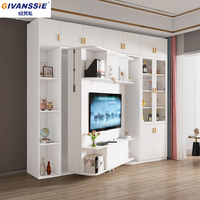 Maßgefertigtes Modulares Multifunktionales Drehbares Murphy-Bett Faltbarer TV-Schrank Modernes Design Eisenrahmen Feuerfest Wasserdicht Einfach