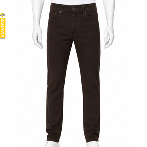 SAMAVIA Jeans de Mezclilla Personalizados Premium para Hombre, Corte Ajustado, Algodón Elástico, Pantalones Casuales, Lavado Regular, Fabricante de Ropa OEM ODM - Product Image 1