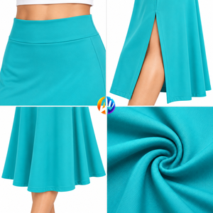 Découvrez une option élégante pour tous les jours : la jupe midi pour femme, avec une coupe flatteuse, une texture douce et un style facile à assortir pour toutes les saisons. - Product Image 6