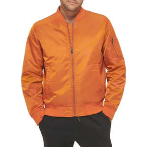 Veste coupe-vent tactique d'hiver pour homme, style aviateur, col montant, logo frontal, imperméable, coupe-vent, personnalisable - Product Image 1