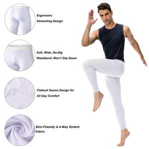 Pantalones de Compresión Deportivos para Hombre, de Secado Rápido y Transpirables, para Baloncesto, Fútbol y Entrenamiento, Fabricante de Ropa Deportiva Personalizada - Product Image 3