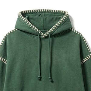 Sudadera con Capucha de Invierno Gruesa 100% Poliéster con Diseño Multitono, Bordado, Estampado Digital y Costuras en Contraste - Product Image 1