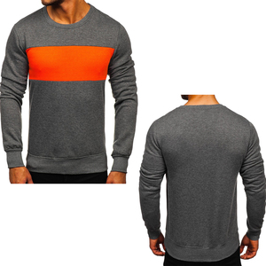 เสื้อสเวตเชิ้ตผู้ชายผ้าฝ้าย/โพลีเอสเตอร์ คอโอ แขนยาว ปักโลโก้ด้านหน้าตามสั่ง ระบายอากาศได้ดี เป็นมิตรกับสิ่งแวดล้อม - Product Image 2