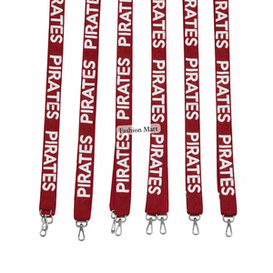 Custom Logo Wide Woven <b>Bag</b> <b>Strap</b> Adjustable Crossbody <b>Replacement</b> <b>Strap</b> With Metal Hooks - Product Image 2