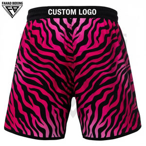 Bon Fournisseur, Service OEM ODM, Shorts de MMA Ultra-Légers Renforcés et Imprimés, 100% Polyester, Vêtements d'Arts Martiaux - Product Image 3